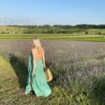 Falling summer dress